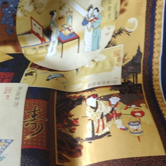 Elegant Silk Scarf - Picture 5 of 8